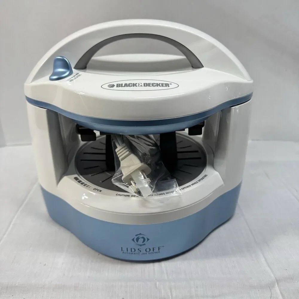 Black & Decker Home Lids Off Jar Opener Plus JW250 New Open Box